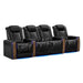 Row of 4 Loveseat Center Width 123 Height 43.5 Depth 40