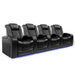 Row of 4 Width 129.75 Height 43.5 Depth 40 Valencia Tuscany Home Theater Seating