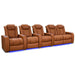 Royal Cognac Valencia Tuscany Ultimate Edition Home Theater Seating Row of 5 Width 160.5 Height 43.5 Depth 40