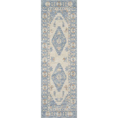 Runner style of Momeni Anatolia Indoor Rug - ANA-1 Blue offers the same intricate pattern in a long, narrow format