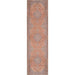 Runner version of Momeni Afshar Indoor Rug - AFS11 Copper features three repeating medallions