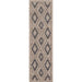 Runner version of Momeni Andes Indoor Rug - AND-2 Beige brings geometric style and natural texture to hallways and entryways