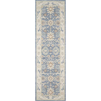 Runner version of the Momeni Anatolia Indoor Rug - ANA-7 Light Blue shows a long, narrow format