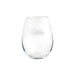 Seattle Seahawks Crate & Barrel NFL Aspen 11.75oz Stemless Wine Glass, Set of 4 featuring an etched Seahawks bird-head logo on clear glass