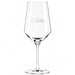 Seattle Seahawks Crate & Barrel NFL Tour 18oz Red Wine Glass, Set of 4 featuring the Seahawks bird-head logo etched on a clear stemmed wine glass