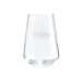 Seattle Seahawks Crate & Barrel NFL Tour 19oz Stemless Wine Glass, Set of 4 featuring the Seahawks bird-head logo etched on clear glass