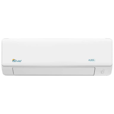 Senville 12000 BTU Mini Split Air Conditioner - Heat Pump - ELITE Series wall-mounted indoor unit with a sleek, modern design