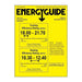 Senville 18000 BTU Ceiling Cassette Air Conditioner - Heat Pump - SENA/18HF/IC EnergyGuide efficiency label