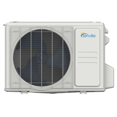 Senville 18000 BTU Ceiling Cassette Air Conditioner - Heat Pump - SENA/18HF/IC outdoor condenser unit with high-efficiency fan