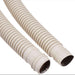 Senville 20ft. Drain Hose for Mini Split Air Conditioner shown with close-up views of the flexible corrugated hose and open ends
