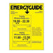 Senville 24000 BTU Ceiling Cassette Air Conditioner - Heat Pump - SENA/24HF/IC Energy Guide label showing high cooling and heating efficiency ratings