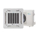 Senville 24000 BTU Ceiling Cassette Air Conditioner - Heat Pump - SENA/24HF/IC indoor cassette and outdoor condenser system shown together
