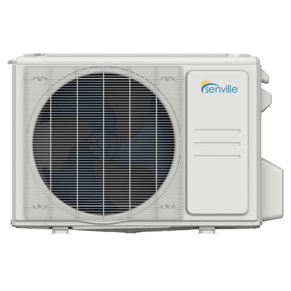 Senville 24000 BTU Mini Split Air Conditioner - Heat Pump - ELITE Series outdoor condenser with energy-efficient heat pump