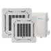 Senville 28000 BTU Dual Zone Ceiling Air Conditioner - Heat Pump - SENA/30HF/DIC dual-zone system with two ceiling cassettes and one condenser