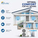 Senville 36000 BTU Central Air Conditioner - Heat Pump - SENDC-36HF providing quiet whole-home heating and cooling with energy-efficient airflow