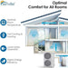 Senville 48000 BTU Central Air Conditioner Heat Pump System - SENDC-48HF provides whole-home comfort with efficient heating and cooling airflow