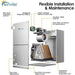 Senville 48000 BTU Central Air Conditioner Heat Pump System - SENDC-48HF with easy-access components for simple maintenance and servicing