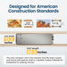 Senville 6000 BTU 1-Way Cassette Air Conditioner - Heat Pump - SENA-06HF-1WC compact ceiling cassette designed for standard joist spacing
