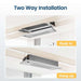 Senville 6000 BTU 1-Way Cassette Air Conditioner - Heat Pump - SENA-06HF-1WC showing flexible push-in and suspended ceiling installation option