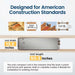 Senville 9000 BTU 1-Way Cassette Air Conditioner - Heat Pump - SENA-09HF-1WC designed to fit standard American ceiling joists