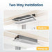 Senville 9000 BTU 1-Way Cassette Air Conditioner - Heat Pump - SENA-09HF-1WC featuring push-in and suspended installation options