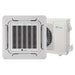 Senville 9000 BTU Ceiling Cassette Air Conditioner - Heat Pump - SENA/09HF/IC indoor and outdoor mini split system components