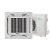 Senville 12000 BTU Ceiling Cassette Air Conditioner - Heat Pump - SENA12HFIC includes both the ceiling cassette indoor unit and the outdoor condenser
