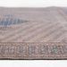 Side profile of Momeni Afshar Indoor Rug - AFS34 Blue shows its thin, flatwoven style