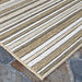 Side view of the Couristan Cape Indoor/Outdoor Rug - Brockton/Light Brown-Ivory