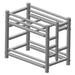 Single Single Left Fireside Lodge Voyageur Bunk Bed shows a gray 3D model with single beds on both levels and a left-side ladder