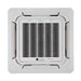 Single square ceiling cassette indoor unit of Senville 36000 BTU Dual Zone Mini Split Air Conditioner - SENA36HFDIC