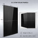 Six 370W solar panels included with Sun Gold Power 6500W 48VDC 120/240VAC 10.24KWH Lithium Battery 2220W Solar Panel Off-Grid Solar Kit