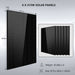 Six 415W solar panels with size and weight specifications for Sun Gold Power 5000W 48VDC 120V LiFePO4 10.24KWH Lithium Battery 2490W Solar Panel Off-Grid Solar Kit