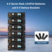 Six CoreX 5 Pro 51.2V server rack LiFePO4 batteries included in Sun Gold Power 18000W 48VDC 120V/240V LifePo4 30.72KWH Lithium Battery Off-Grid Solar Kit