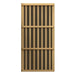 Slatted wood heater cover over a carbon panel used in Golden Designs Maxxus 3 Person Low EMF Far Infrared Sauna in Hemlock