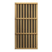 Slatted wood heater cover over a carbon panel used in Golden Designs Maxxus Alpine Dual Tech 3 Person Low EMF Far Infrared Sauna