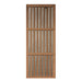 Slatted wood heater cover over a carbon panel used in Golden Designs Maxxus Avignon 3 Person Corner Near Zero EMF Far Infrared Sauna in Red Cedar