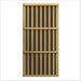 Slatted wood heater cover over a carbon panel used in Golden Designs Maxxus Bellevue 3 Person Low EMF Far Infrared Sauna