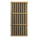 Slatted wood heater cover over a carbon panel used in Golden Designs Maxxus Seattle 2 Person Low EMF Far Infrared Sauna
