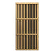 Slatted wood heater cover over a carbon panel used in Golden Designs Maxxus Seattle 2 Person Near Zero EMF Far Infrared Sauna