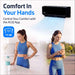 Smartphone control graphic shows app-based comfort adjustment for ACiQ 9000 BTU Essentials 21 SEER2 Single Zone Wall Mount Mini Split Heat Pump System