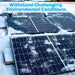 Snow-covered Sun Gold Power 450W Mono Black PERC Solar Panel Full Pallet (32 Panels) illustrate reliable performance in harsh outdoor conditions
