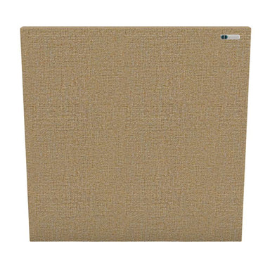 Square Austen GIK Acoustics FlexRange Acoustic Panel in warm tan woven fabric designed for sound absorption and echo control