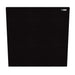 Square Black GIK Acoustics FlexRange Acoustic Panel in black fabric offering effective acoustic treatment with a clean modern look