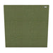 Square Fair Isle GIK Acoustics Classic Acoustic Panel in olive green woven fabric, delivering acoustic performance with an earthy aesthetic