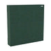 Square Lora GIK Acoustics Classic Bass Trap in deep green fabric for bass absorption and room acoustic treatment