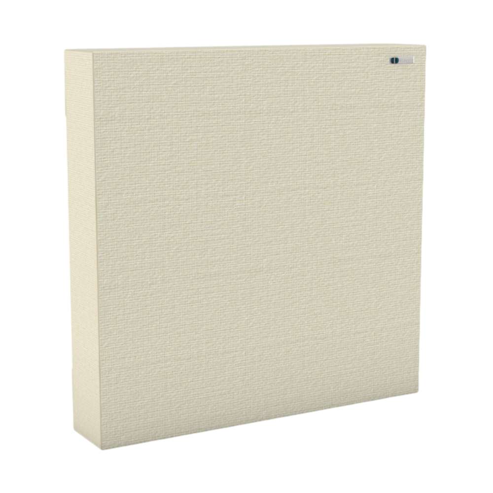 Square Off-White GIK Acoustics Scopus™ Tuned Membrane Bass Trap off-white square acoustic panel with clean linen appearance