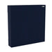Square Walten GIK Acoustics Classic Bass Trap in navy blue fabric for controlling bass buildup and echo