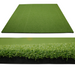 Square green golf hitting mat is shown, included with TruGolf LaunchBox Golf Launch Monitor w/ Starter 10 (2025) Enclosure + Gimme Package