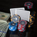 BBO Poker Tables 500pc Secret Agent Poker Chip Set-Freedom Room